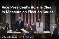 Vice President&#39;s Role Is Clear in Measure on Election Count