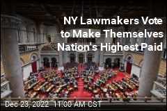 NY Lawmakers Vote to Make Themselves Nation&#39;s Highest Paid