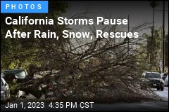 California Storms Pause After Rain, Snow, Rescues