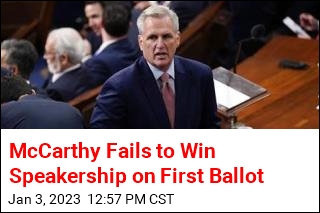 McCarthy Fails to Win Speakership on First Ballot