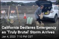 &#39;Truly Brutal&#39; Storm System Arrives at California Coast