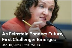 As Feinstein Ponders Future, First Challenger Emerges