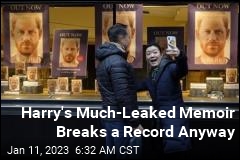 Harry Memoir Breaks First-Day Sales Record