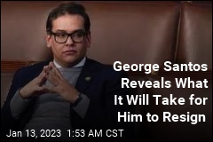 George Santos Reveals What It Will Take for Him to Step Down