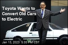 Toyota Wants to Convert Old Cars to Electric