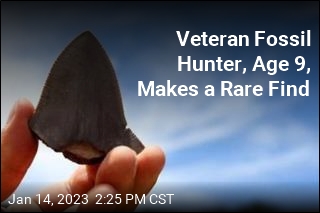 Veteran Fossil Hunter, Age 9, Makes a Rare Find