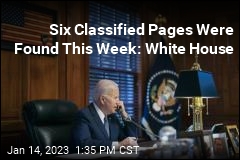 Six Classified Pages Were Found This Week: White House