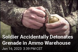 Soldier Accidentally Detonates Grenade in Ammo Warehouse