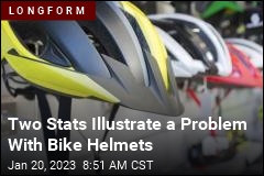 Two Stats Illustrate a Problem With Bike Helmets