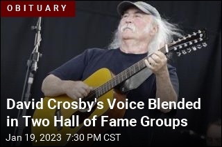 David Crosby&#39;s Voice Blended in Two Hall of Fame Groups