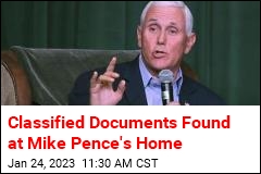 Mike Pence Had Classified Documents, Too