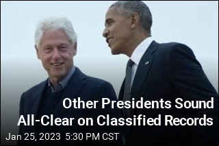 Other Presidents Sound All-Clear on Classified Records