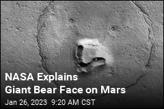nasa face on mars site