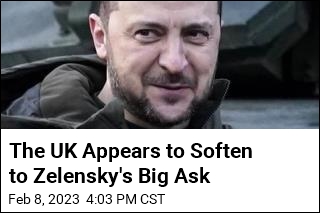 Zelensky Shows Up in the UK With a Big Ask