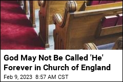 Church of England Mulling a Gender-Neutral God