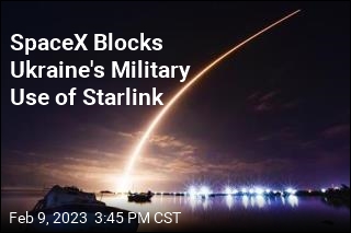 SpaceX, Ukraine Differ on Starlink&#39;s Military Use