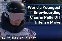 Meet the World&#39;s Youngest Snowboarding Champ