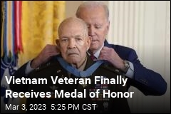 Vietnam Veteran Receives Long-Delayed Medal of Honor