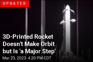 3D-Printed Rocket Is Ready for Liftoff