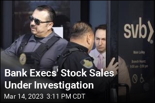 Bank Execs&#39; Stock Sales Under Investigation