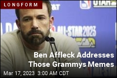 Ben Affleck Addresses Those Grammys Memes