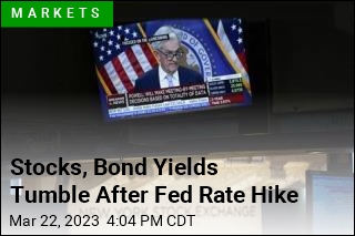 Stocks, Bond Yields Tumble After Fed Rate Hike