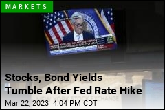 Stocks, Bond Yields Tumble After Fed Rate Hike