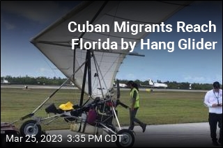 Two Cuban Migrants Take Hang Glider to Florida