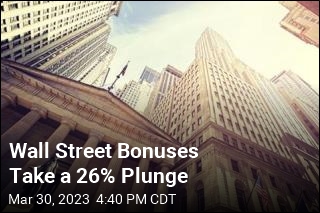 Wall Street Bonuses Drop 26%, to $176K