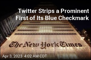 New York Times Loses Its Blue Twitter Checkmark