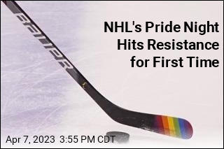 NHL&#39;s Pride Night Hits Resistance for First Time