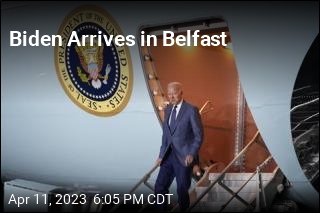 Biden Arrives in Belfast