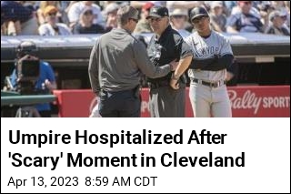 Umpire Hospitalized After &#39;Scary&#39; Moment in Cleveland