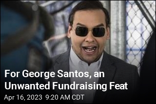 For George Santos, an Unwanted Fundraising Feat