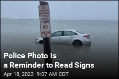 Police Photo Is a Reminder to Read Signs