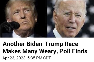 Another Biden-Trump Race Makes Many Weary, Poll Finds