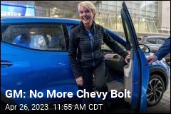 GM: No More Chevy Bolt