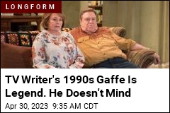 TV Writer&#39;s 1990s Gaffe Is Legend. He Doesn&#39;t Mind
