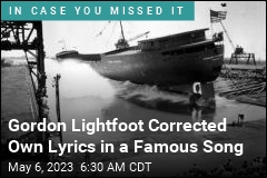 Gordon Lightfoot Corrected Own Lyrics in a Famous Song