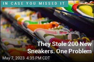 They Stole 200 New Sneakers. One Problem