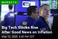 Stocks Edge Upward After Good News on Inflation