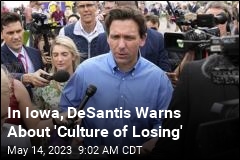 In Iowa, DeSantis Takes Indirect Shots at Trump