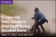 7-Year-Old Gets Caught in Dust Devil During Baseball Game
