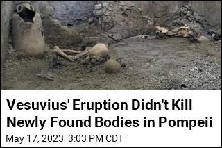 New Bodies Discovered in Pompeii Not Killed by Vesuvius