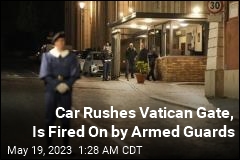 Gendarmes Fire On Car Rushing Vatican Gate