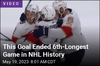 This Goal Ended 6th-Longest Game in NHL History