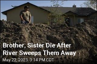 Closed River Sweeps Away Brother and Sister