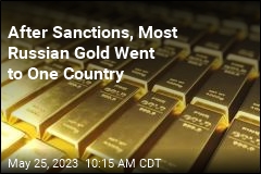 After Sanctions, 99.8% of Russian Gold Went to 3 Countries