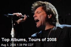 Top Albums, Tours of 2008