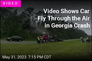 Video Shows Car Fly Through the Air in Georgia Crash
